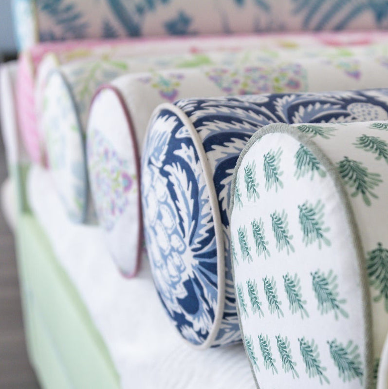 Handcrafted Bolster Pillow – Designer Decorative - Foam Insert