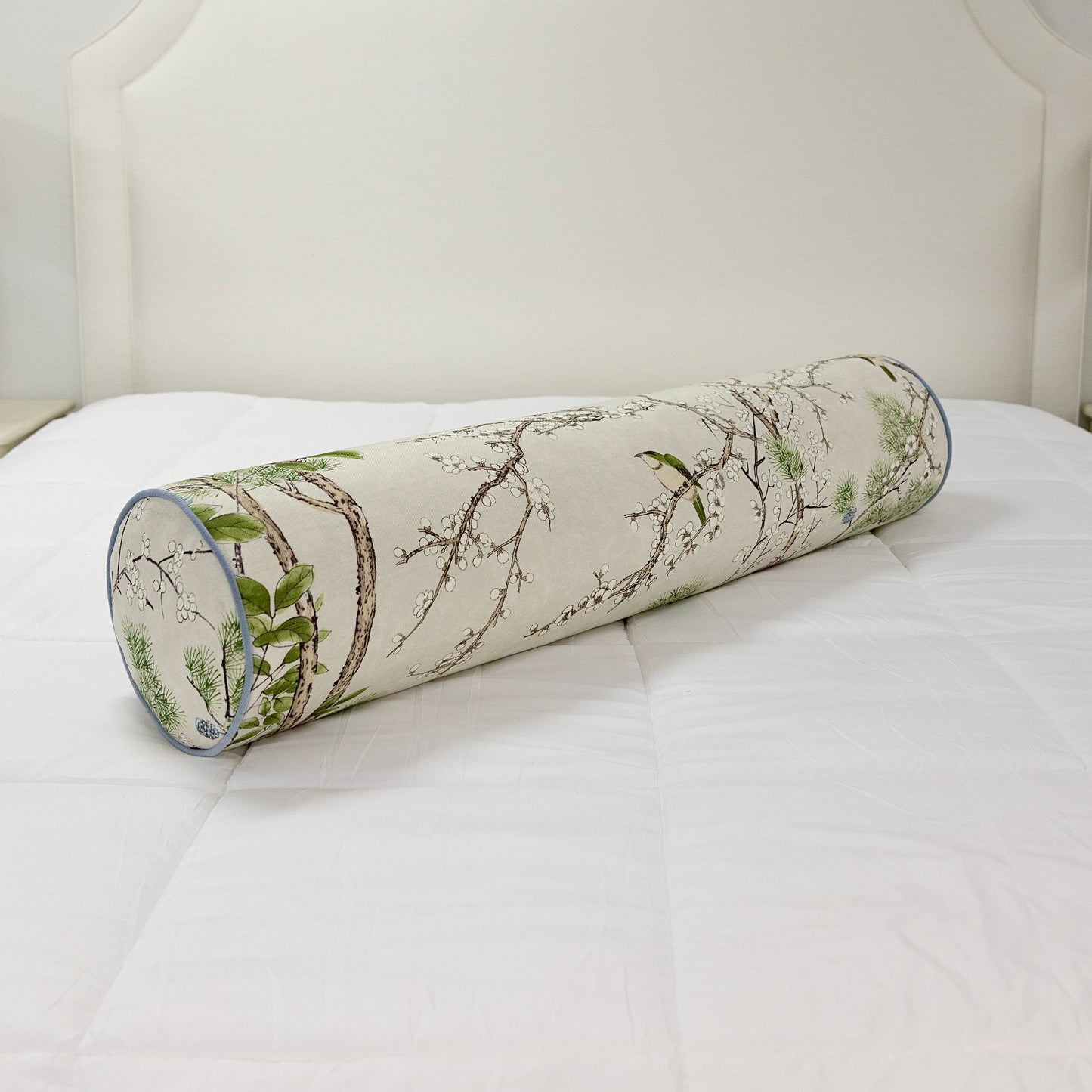 Katsura Handcrafted Bolster Pillow – Designer Decorative - Foam Insert
