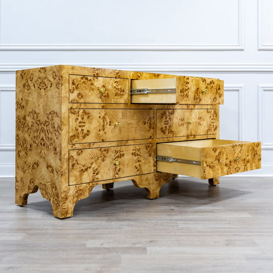 The Aster Mappa Burlwood Dresser