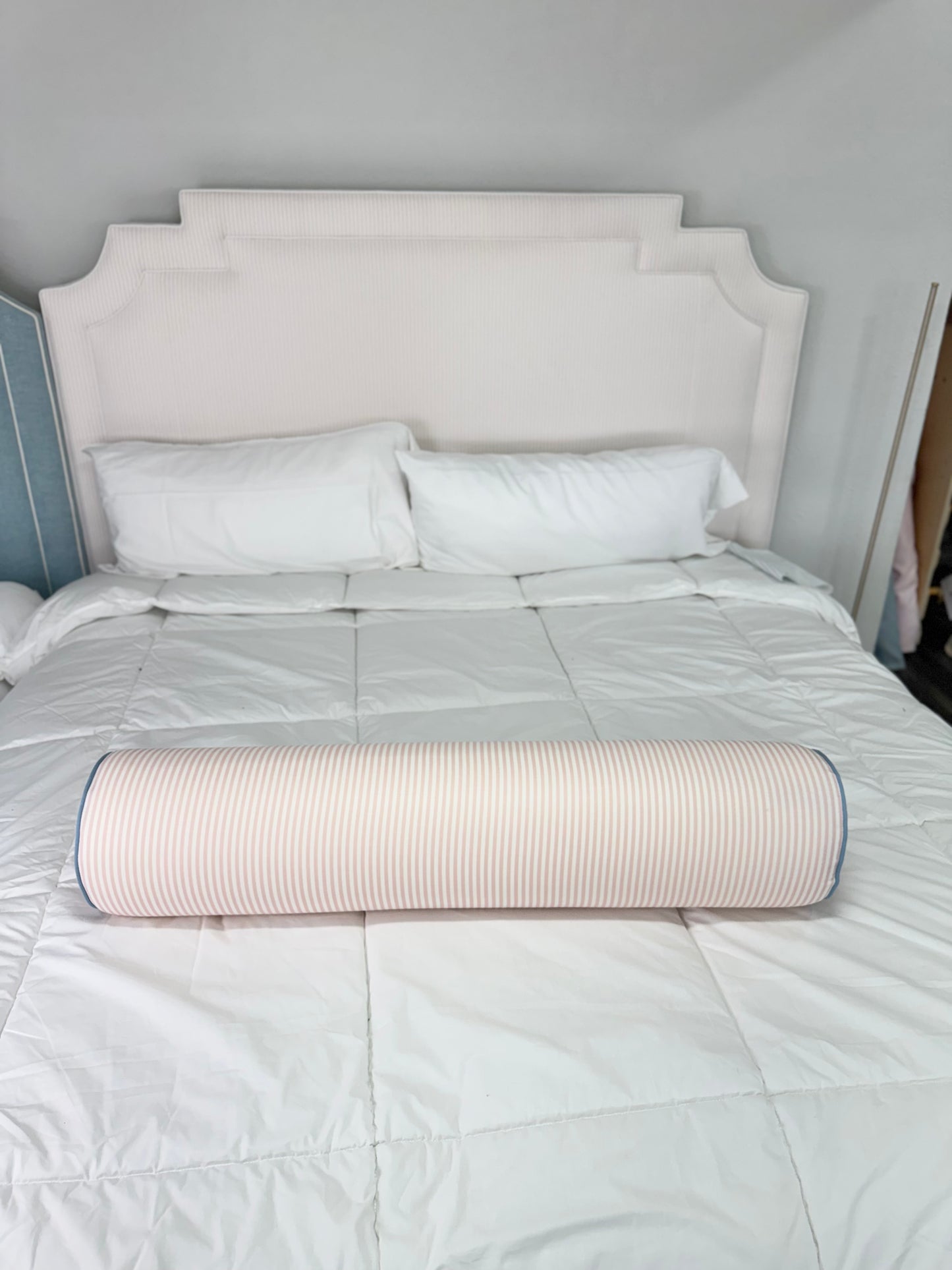 Handcrafted Bolster Pillow – Designer Decorative - Foam Insert - Headboards World