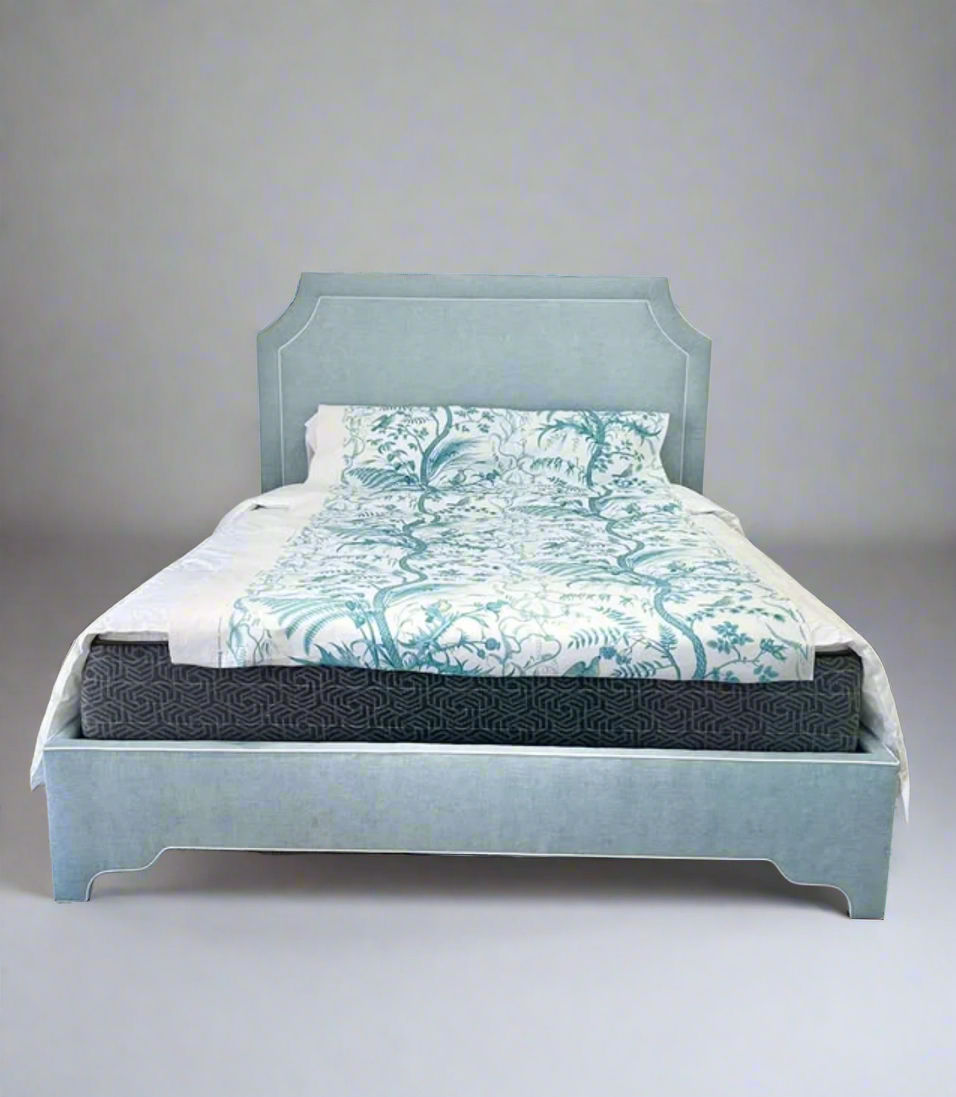 King platform bed.