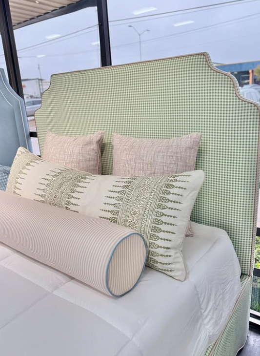 Handcrafted Bolster Pillow – Designer Decorative - Foam Insert - Headboards World