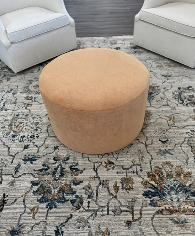 Mohair Ottoman