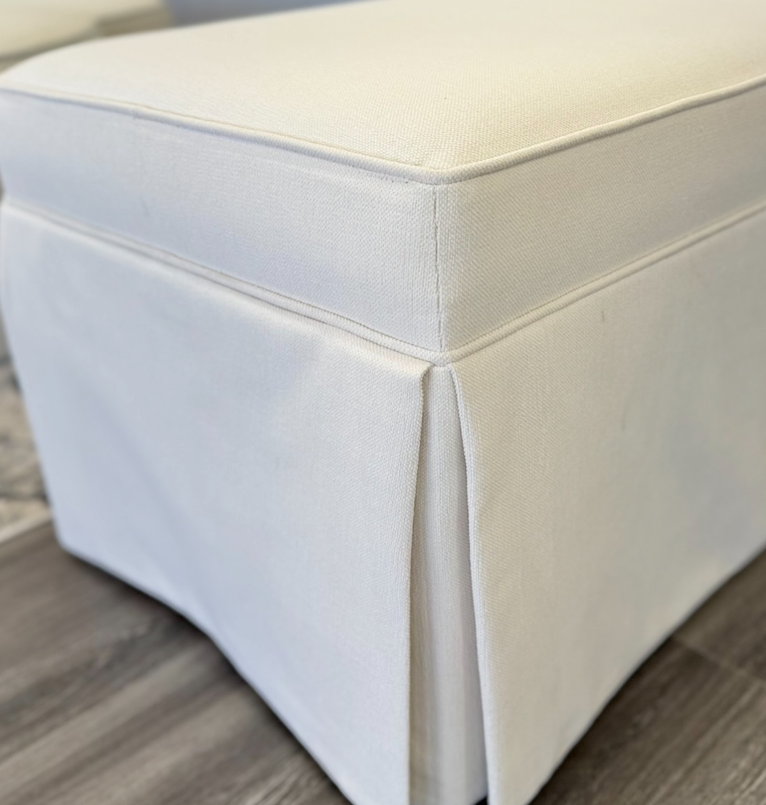 Custom Skirted Bench