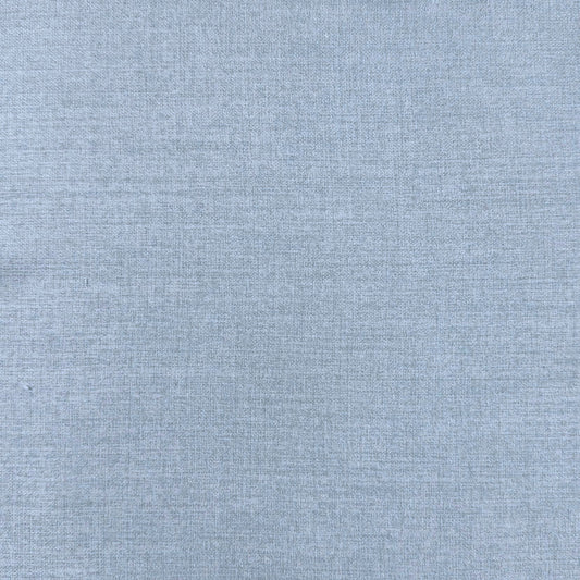 65”H Twin Headboard only - Sky Blue Woven Fabric with White Trim