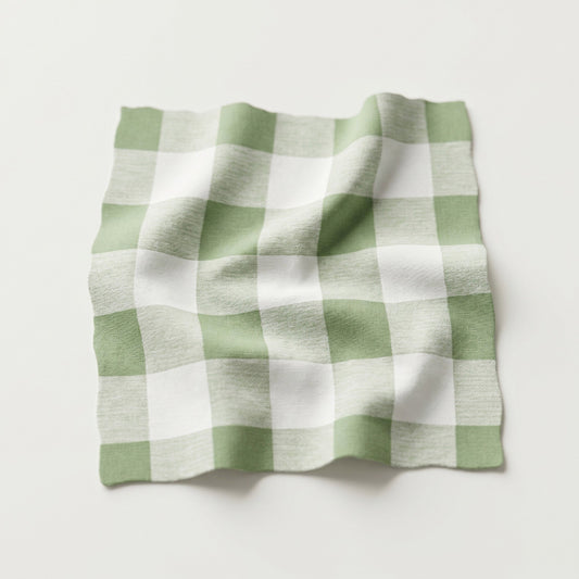 65”H Queen Platform Bed in our Buffalo Green with Pink Trim — In-stock now.