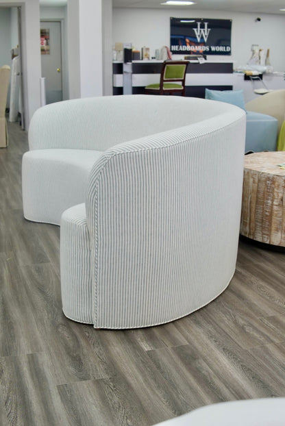 Luxe Sofa in Pierre Frey Upholstery Linen Fabric – Custom Built, In Stock