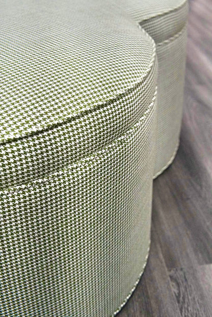 Handcrafted Clover Ottoman