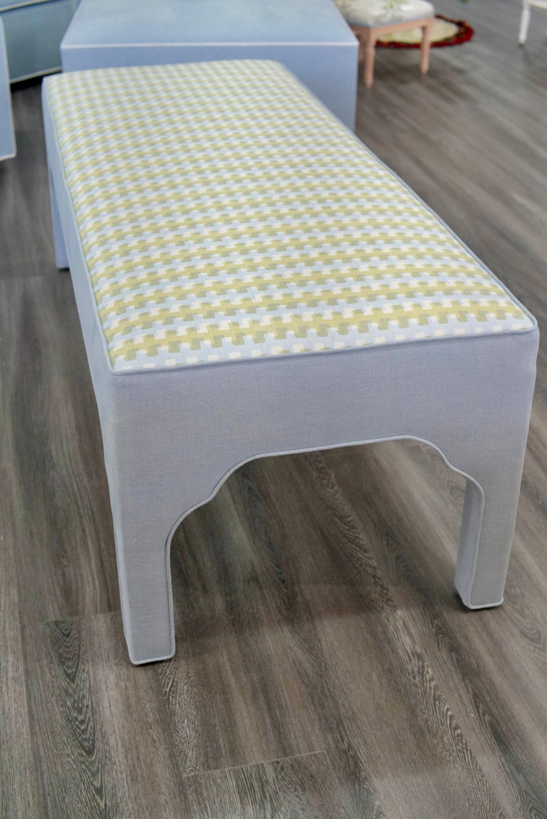 Custom Upholstered Bench