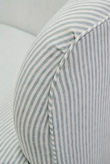 Luxe Sofa in Pierre Frey Upholstery Linen Fabric – Custom Built, In Stock