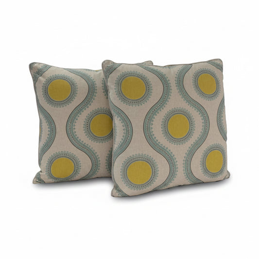 24”x24” Throw Pillow ( Set of 2) - Custom Upholstered Accent Pillows