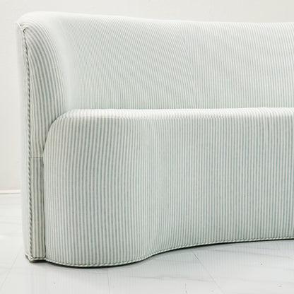 Luxe Sofa in Pierre Frey Upholstery Linen Fabric – Custom Built, In Stock