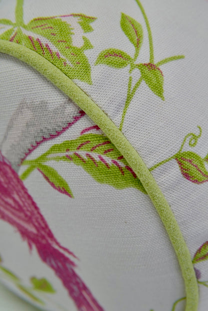 Handcrafted Bolster Pillow – Floral Fabric - Foam Insert