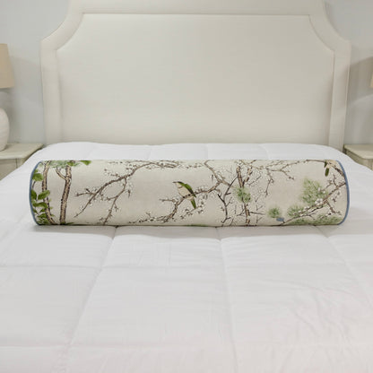 Katsura Handcrafted Bolster Pillow – Designer Decorative - Foam Insert
