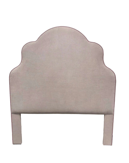 65”H Queen Headboard Only -  Lilac Linen - Lavender Trim