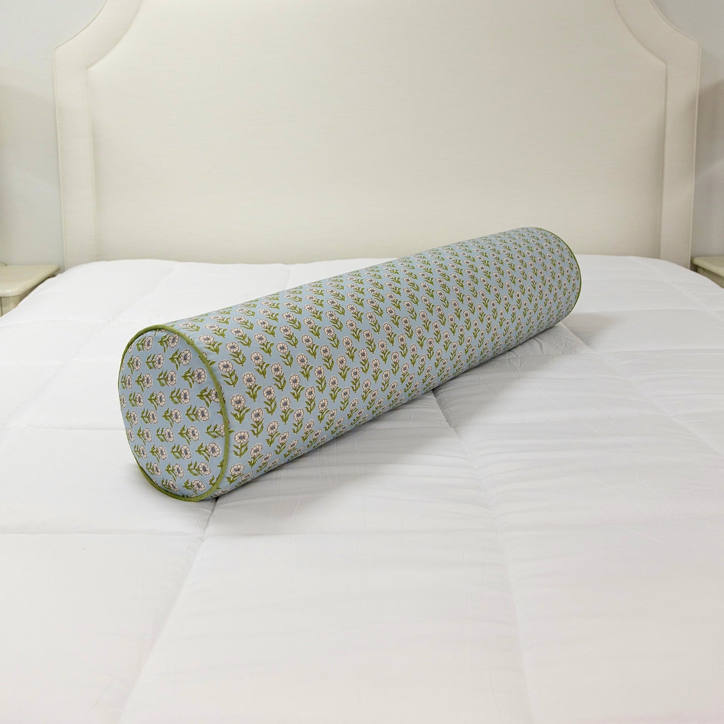 Schumacher Bolster Pillow – Designer Decorative - Foam Insert