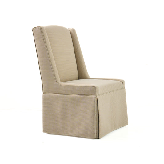 Custom Skirted Chairs in Performance Fabric
