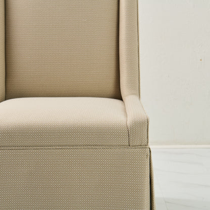 Custom Skirted Chairs in Performance Fabric