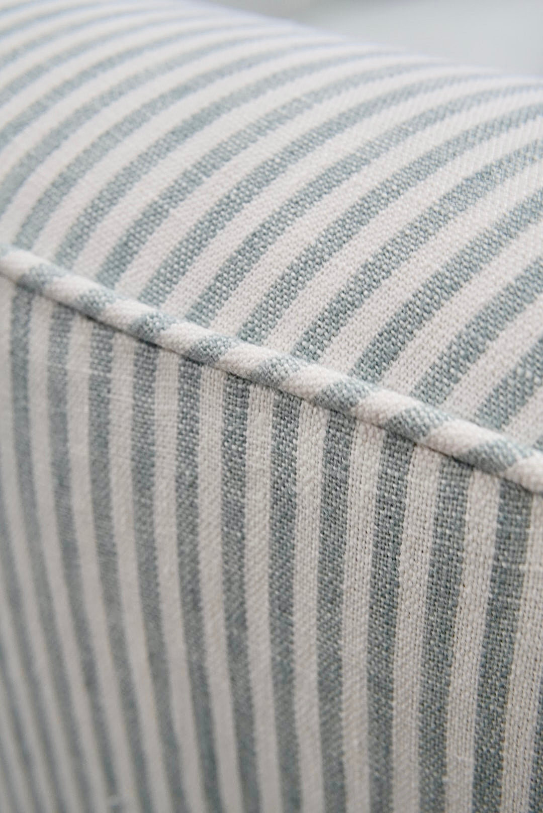 Luxe Sofa in Pierre Frey Upholstery Linen Fabric – Custom Built, In Stock