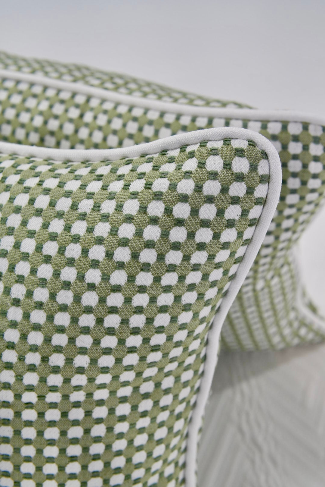 Handcrafted Throw Lumbar Pillows – Darcy Thibaut Fabric - 50% Down Feather