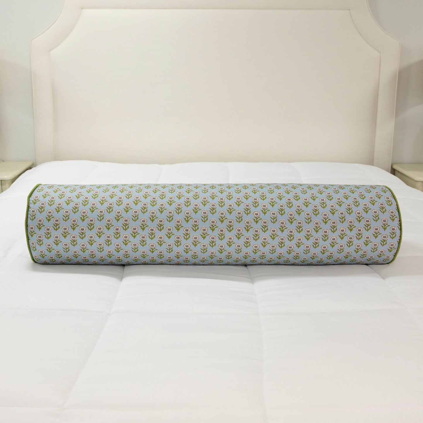 Schumacher Bolster Pillow – Designer Decorative - Foam Insert