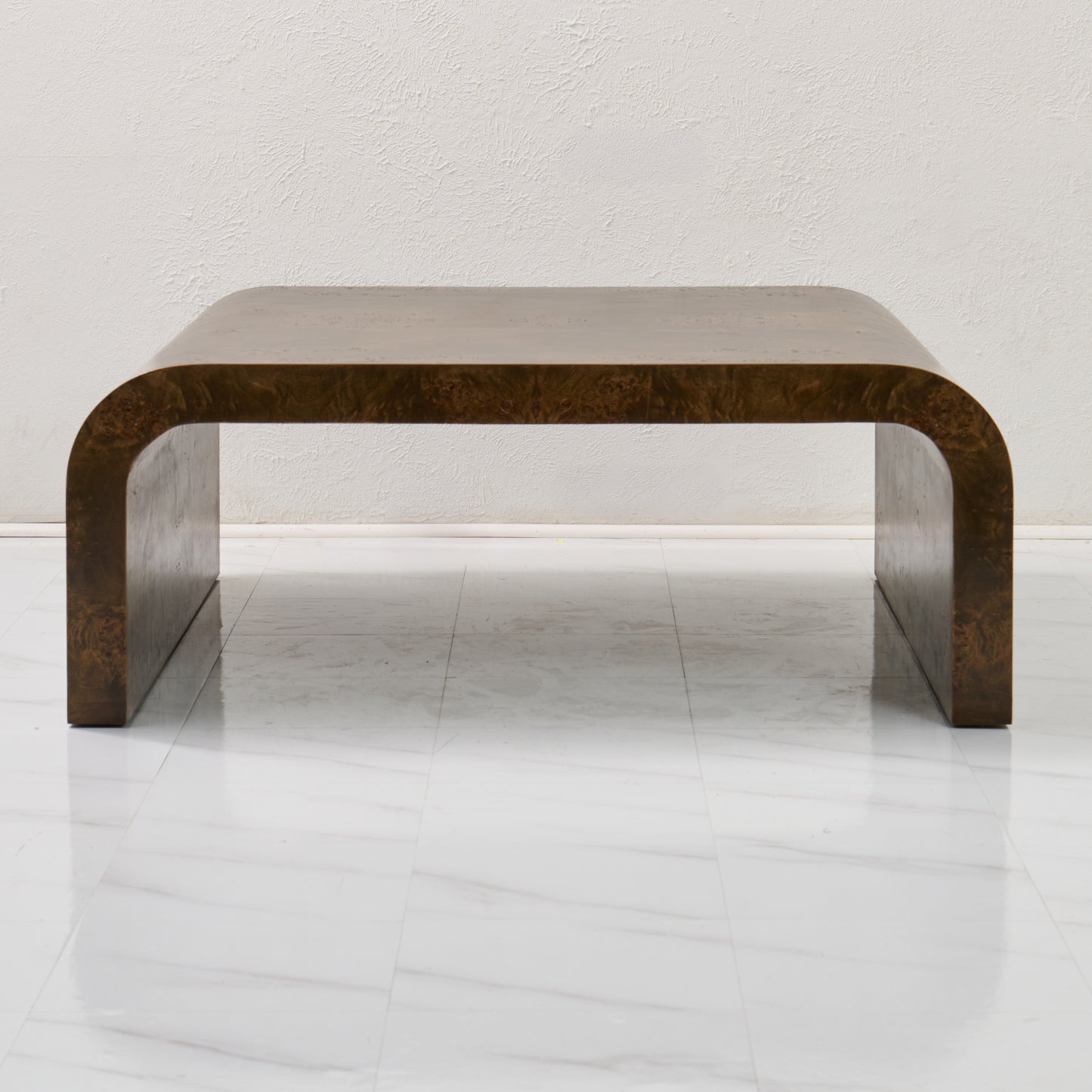 Custom Mappa Burlwood Coffee Table – Mocha Finish