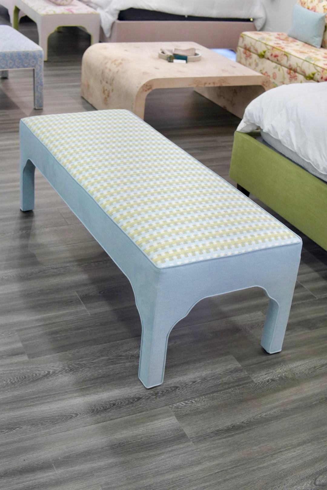 Custom Upholstered Bench