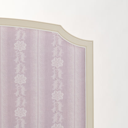 The Arabella King Platform Bed  - Daphne Linen Fabric in Lilac