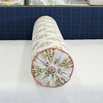 Handcrafted Bolster Pillow – Designer Decorative - Foam Insert