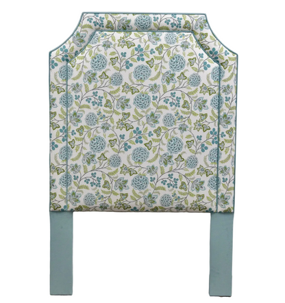The Addison Twin Headboard - MALABAR AQUA/OLIVE
