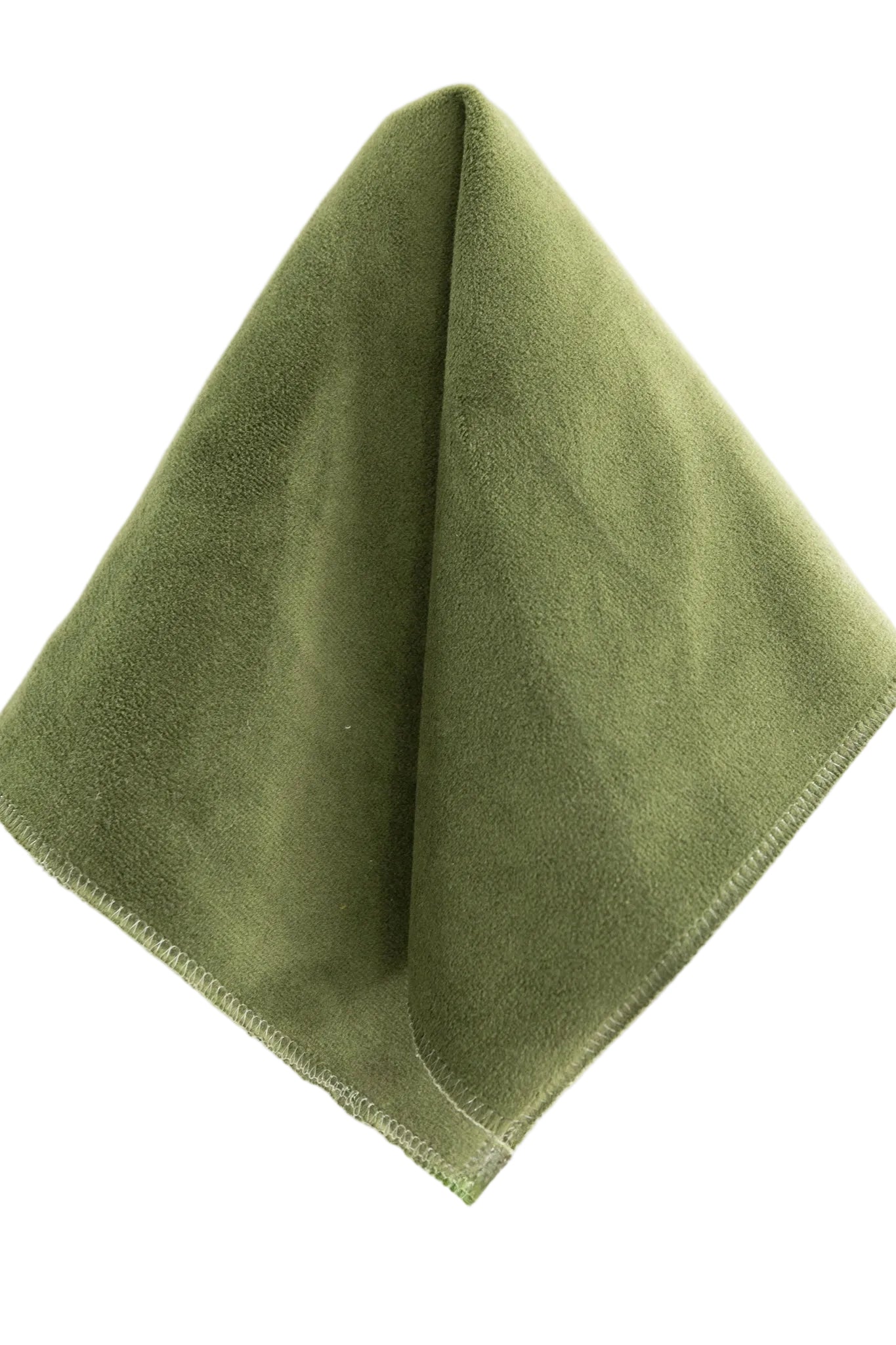 The Aliana King Headboard - Performance Velvet Fabric Forest Green - Self Welted