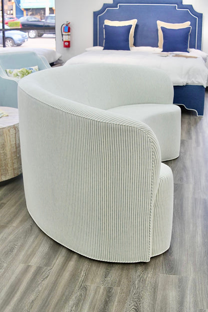 Luxe Sofa in Pierre Frey Upholstery Linen Fabric – Custom Built, In Stock