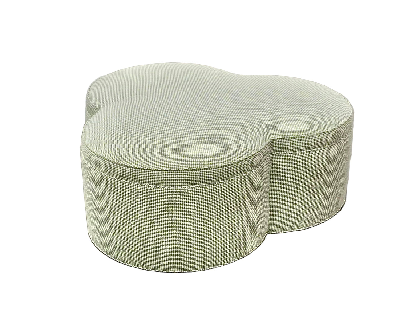 Handcrafted Clover Ottoman