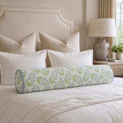 Handcrafted Bolster Pillow – Designer Decorative - Foam Insert