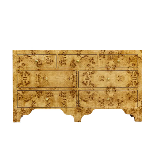The Aster Mappa Burlwood Dresser