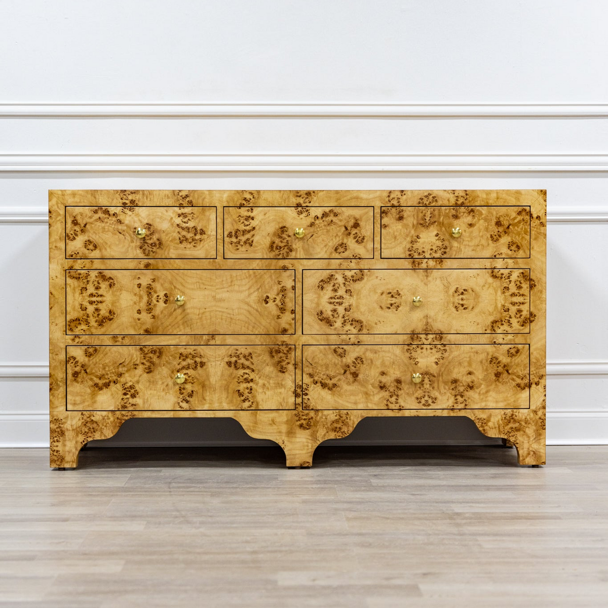 The Aster Mappa Burlwood Dresser