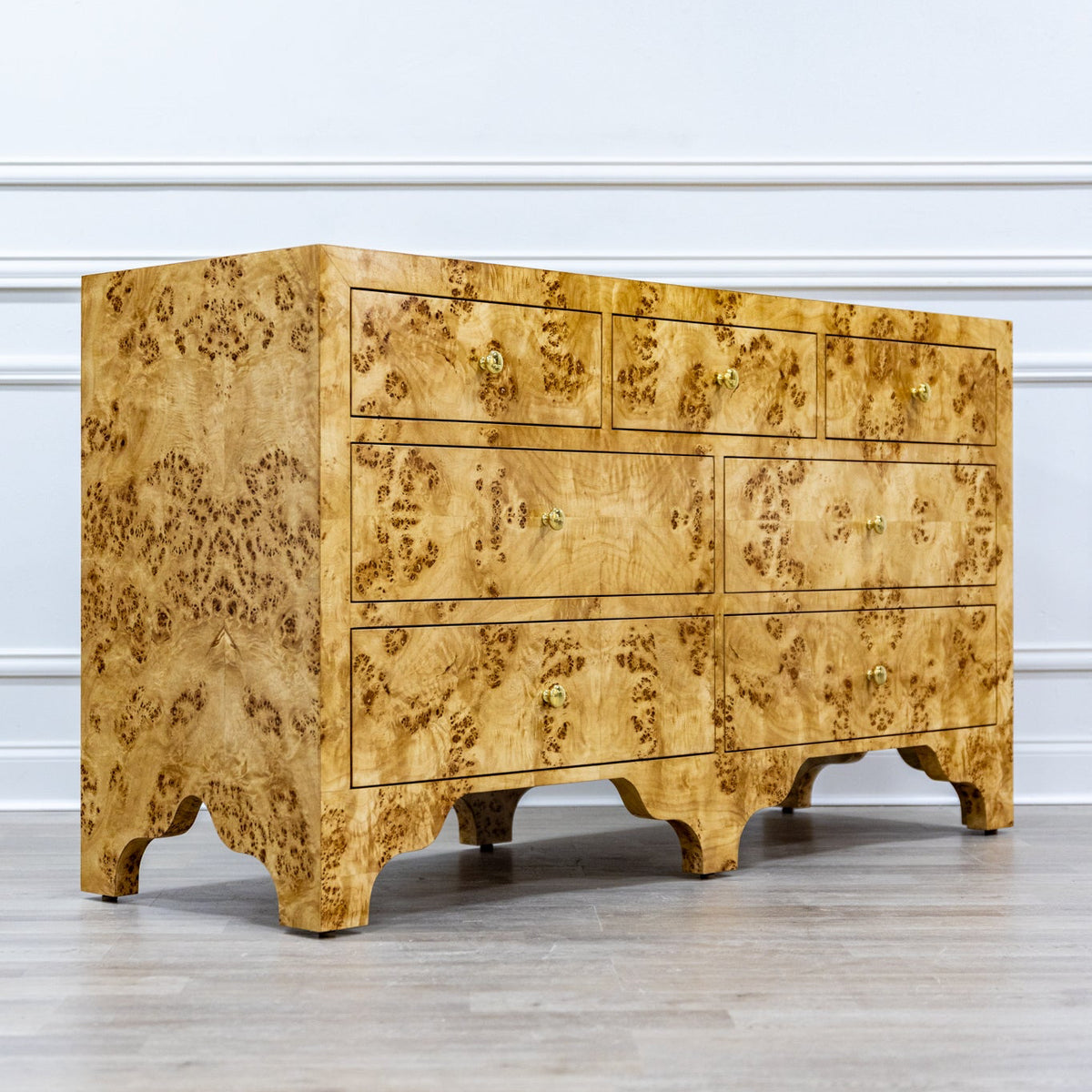 The Aster Mappa Burlwood Dresser