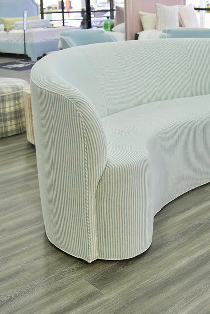 Luxe Sofa in Pierre Frey Upholstery Linen Fabric – Custom Built, In Stock