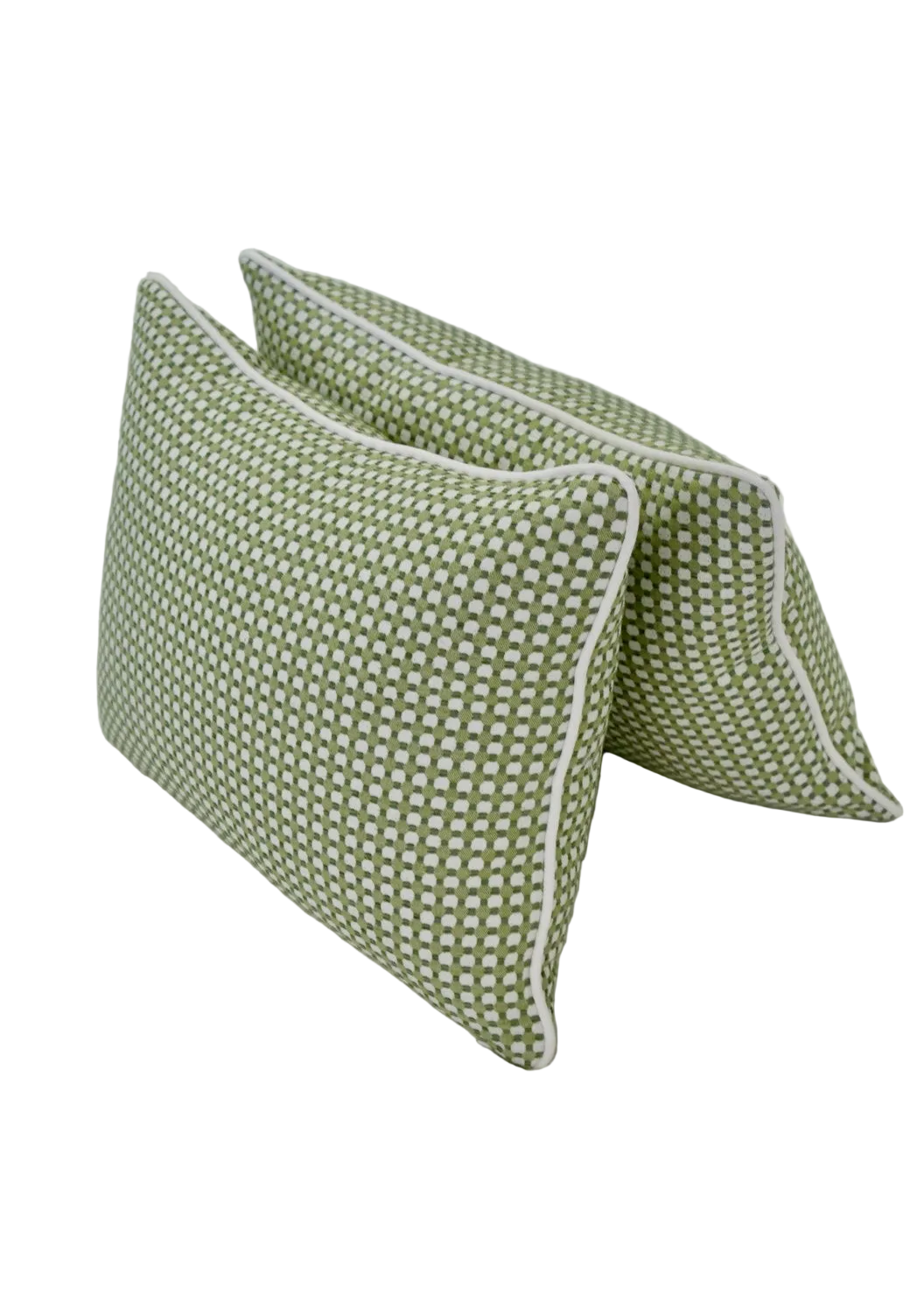 Handcrafted Throw Lumbar Pillows – Darcy Thibaut Fabric - 50% Down Feather