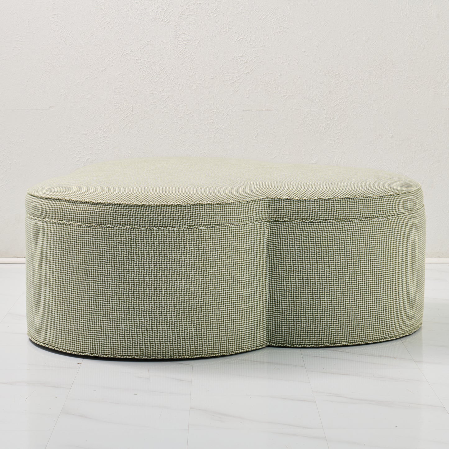 Handcrafted Clover Ottoman
