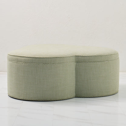 Handcrafted Clover Ottoman