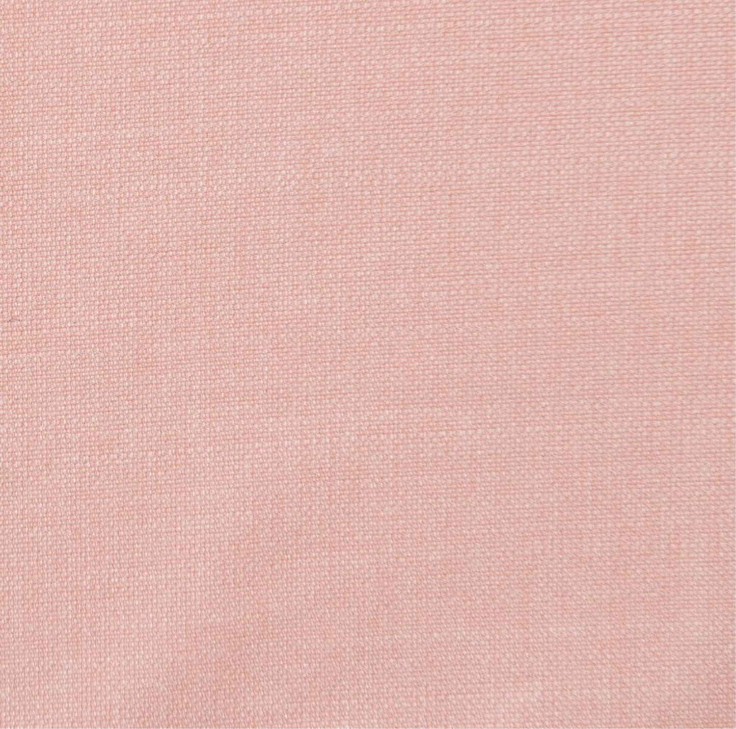 60”H Twin Upholstered Platform Base Bed - Scalloped Base - Classic Ticking Pink Fabric with Pink Trim