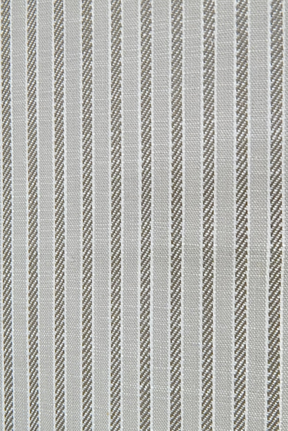 Custom Swivel Chair - Striped Brown Upholstery Fabric