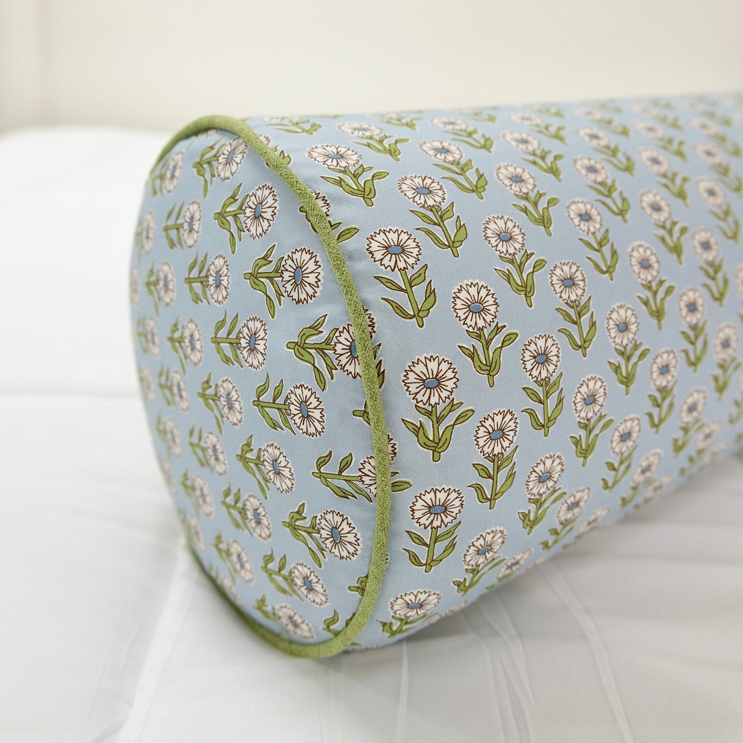 Schumacher Bolster Pillow – Designer Decorative - Foam Insert