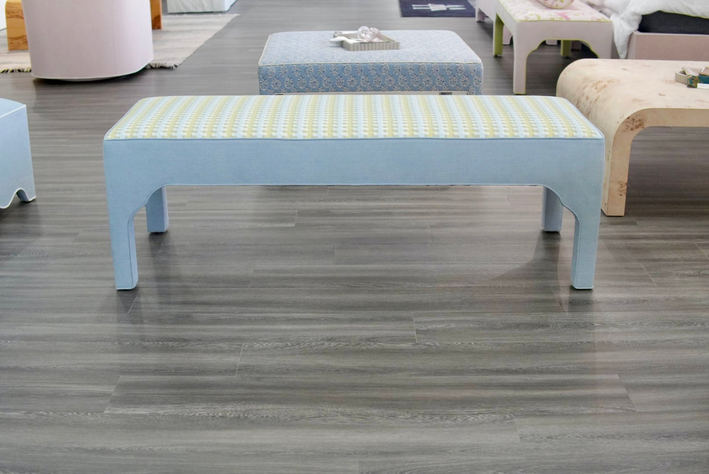 Custom Upholstered Bench