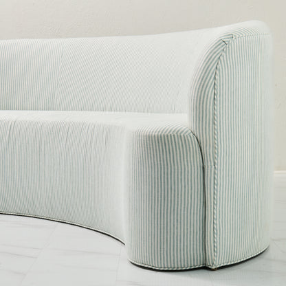Luxe Sofa in Pierre Frey Upholstery Linen Fabric – Custom Built, In Stock