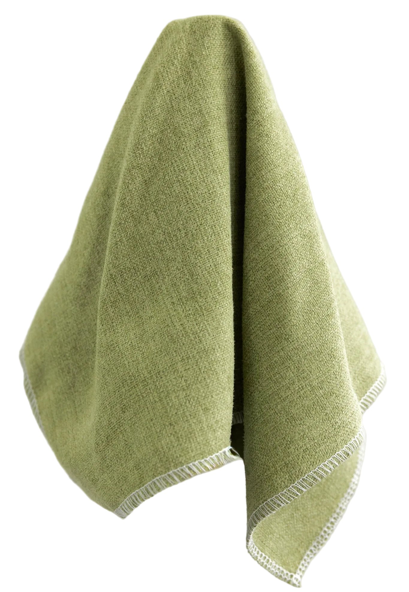 Handcrafted Bolster Pillow – Pistachio Green Fabric - Foam Insert