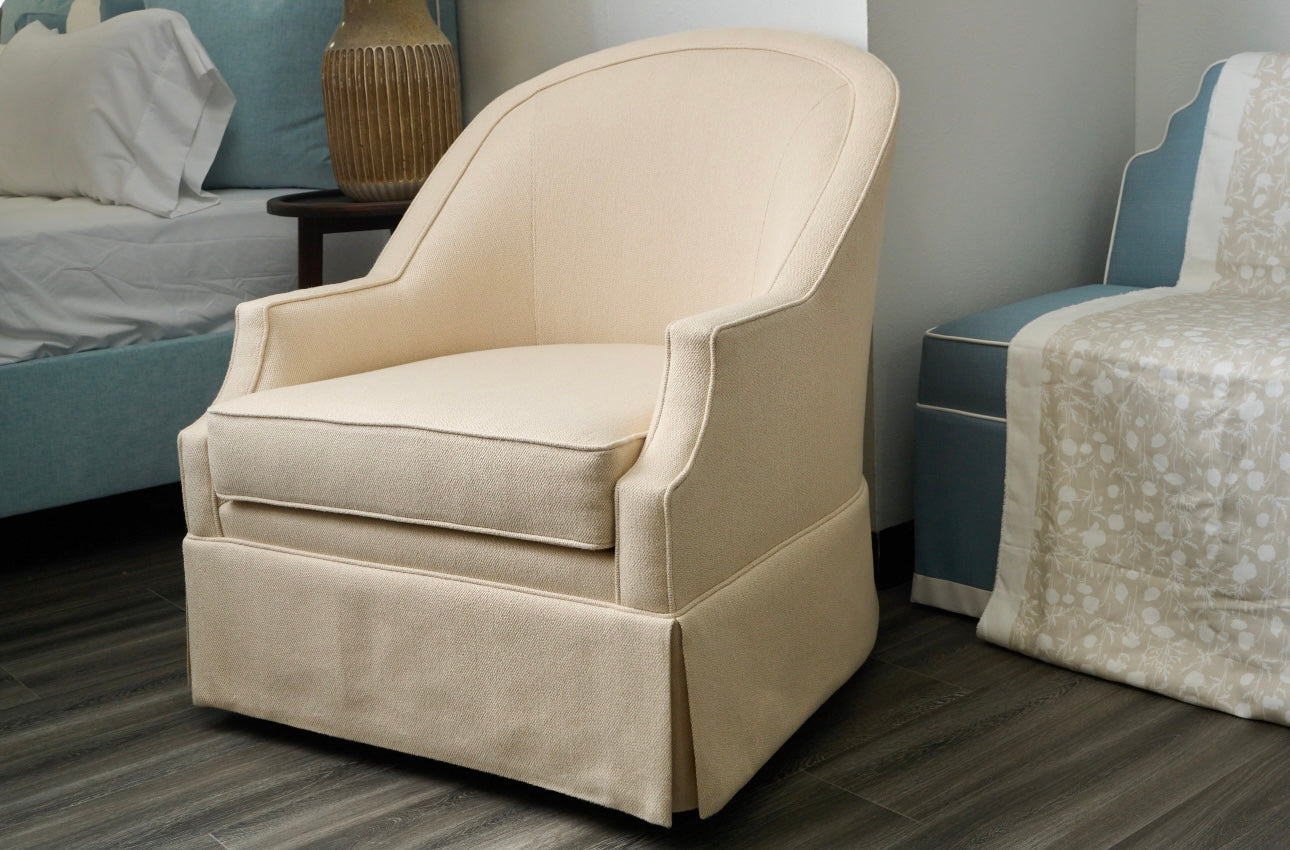 Custom swivel chair