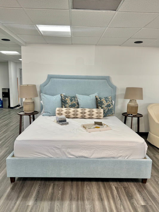 65”H King platform bed.