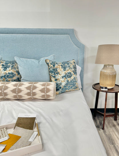 65”H King platform bed.